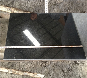 Black Star Galaxy Granite Slabs & Tiles, China Black Granite