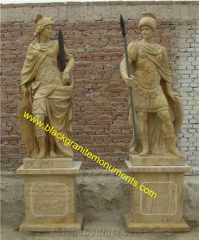 Beige Marble Human Sculptures & Statues, Western Style Sculpture, Design Various Of Style Sculptures & Statues