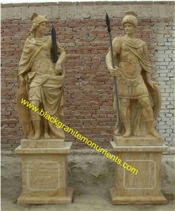 Beige Marble Human Sculptures & Statues, Western Style Sculpture, Design Various Of Style Sculptures & Statues