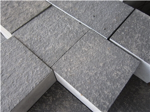 G685, Black Basalt Cube Stone, Zhangpu Black, Zp Black, Black Stone, Flamed, Floors, Paving, Pavers