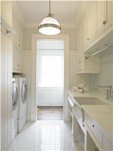 Bestone Corian Stone Polished Surfaces Kitchen Tops with Bevel Edges and Customized Edges Available 2/3cm Thick