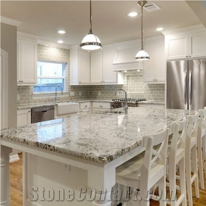 Bestone Corian Stone Polished Surfaces Kitchen Tops with Bevel Edges and Customized Edges Available 2/3cm Thick