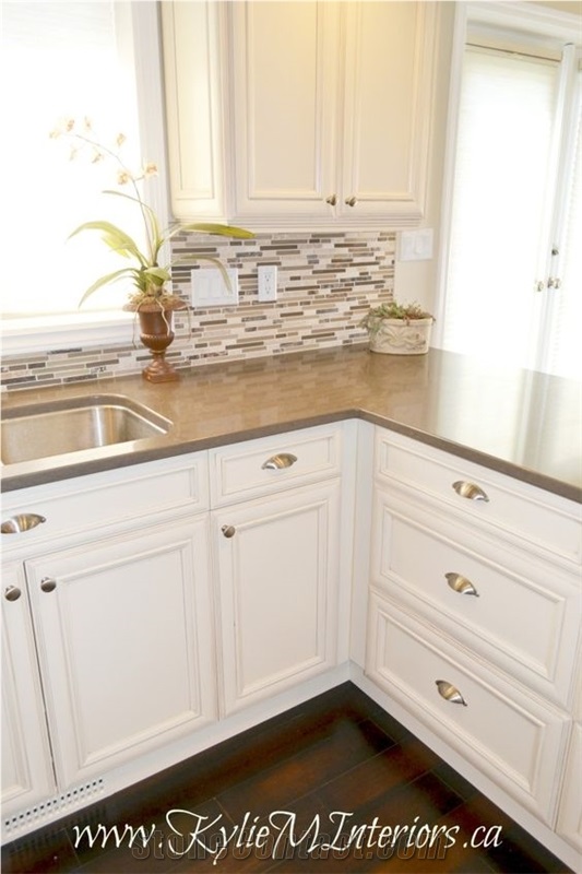 Corian Stone a New Friendly Surface Application Meterial for Worktop Kitchen Countertop Quartz Stone Customized Products Like Receiption Desk with All Kinds Of Edge Profiles
