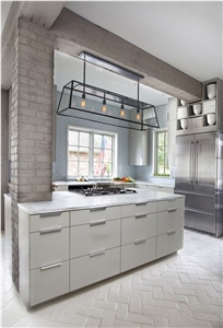 Kitchen-Counter Top Upgrade,A Cozy Kitchen with Easy-Care Countertop,With the Look Of Natural Stone, Minus the Maintenance