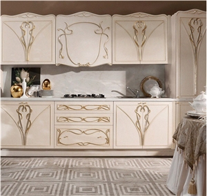 Quartz Surfaces for Pre-Fabricated Tops Customized Countertop Stylish Performance Of Veined Movement and Pattern