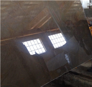 Bronze Armani Marble Slabs, Iran Grey Marble Tiles & Slabs, Polished Tiles & Slabs