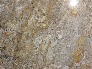 Indian Alaska Gold Granite Slabs, Yellow Polished Granite Floor Tiles, Wall Tiles