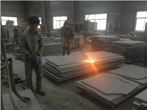 New G603 Dalian G603 Flamed Granite Steps & Risers, Grey Granite Stairs