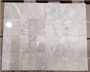 Paredon Durango Travertine Small Size, Mexico Beige Travertine