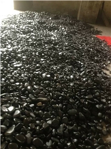 Black Polished Pebbles,Natural River Stone,A Quality Pure Black Pebbles