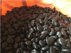 Black Polished Pebbles,Natural River Stone,A Quality Pure Black Pebbles