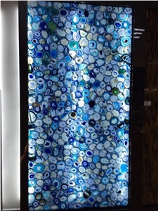 Blue Agate Slab,Gemstone Slab/Semiprecious Stone