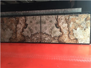 Delicatus Gold Granite Slabs & Tiles, Brazil Yellow Granite