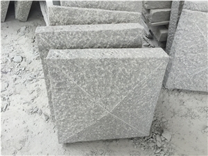 G603 Silver Grey Granite Capping,Bush Hammered Pillar Caps