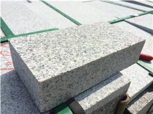 G603 Silver White Granite Flamed Cobble Stone,Natural Split Cube Stone