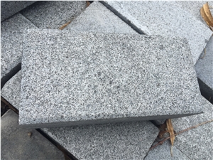 G654 Dark Grey Cobble Stone,Flamed Top Cube Stone,Paving Stone