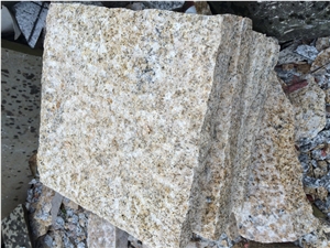 G682 Yellow Granite Pineapple Irregular Flagstone