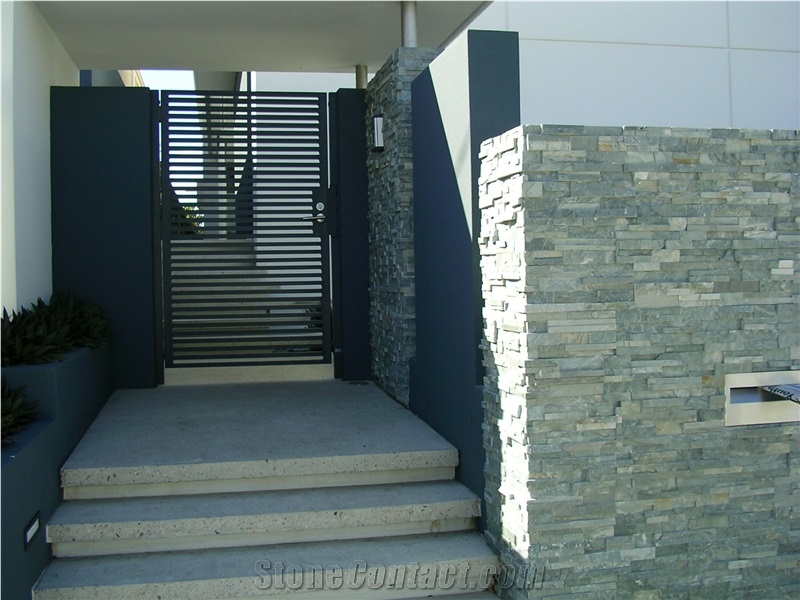 Green Slate Cultured Stone,Ledge Stone for Wall Cladding