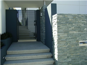 Green Slate Cultured Stone,Ledge Stone for Wall Cladding