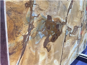 Palomino Gold Quartzite, Stone Wood Quartzite, Palomino Quartzite Slabs & Tiles