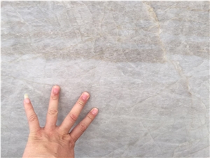 Perla Venata White Quartzite Slab, Brazil White Quartzite