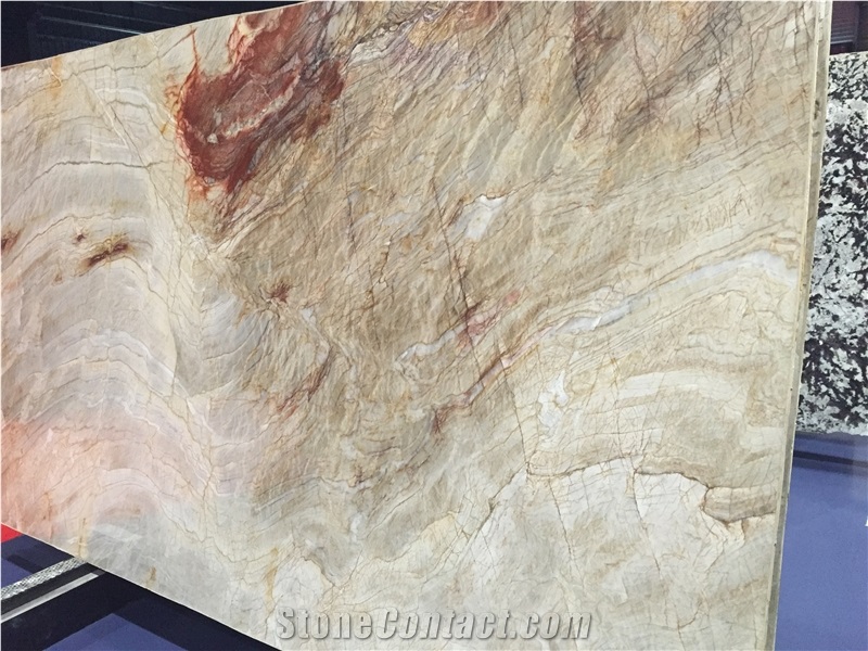 Prosecco Quartzite Slabs & Tiles, Brazil Beige Quartzite