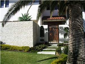 Pure White Natural Quartzite Cultured Stone,Corner Stone