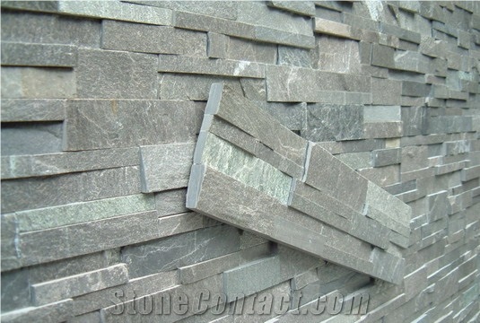 Split Face Sierra Blue Quartzite Tile Cultured Stone