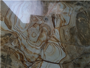 Stone Wood Quartzite Slabs & Tiles, Brazil Yellow Quartzite