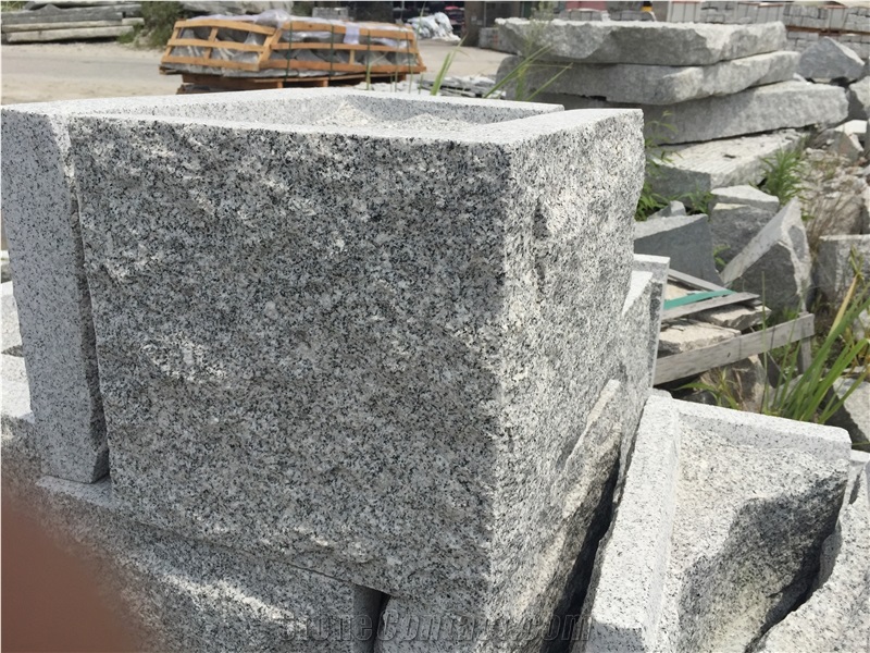 Wall Corner Stone, G603 Grey Granite Mushroom Stone