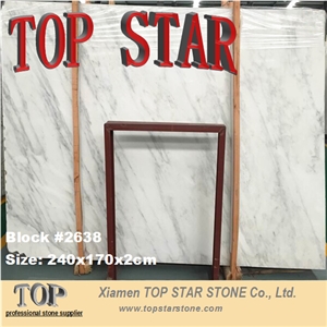 Building Materials Cheap Chinese Statuario White Marble Slabs Bianco Marble Price