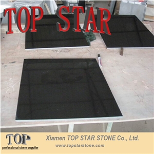 Cheap Polished China Absolute Black Granite Stone 60x60cm Tile for Hotel Floor China Black Granite Tile & Slab