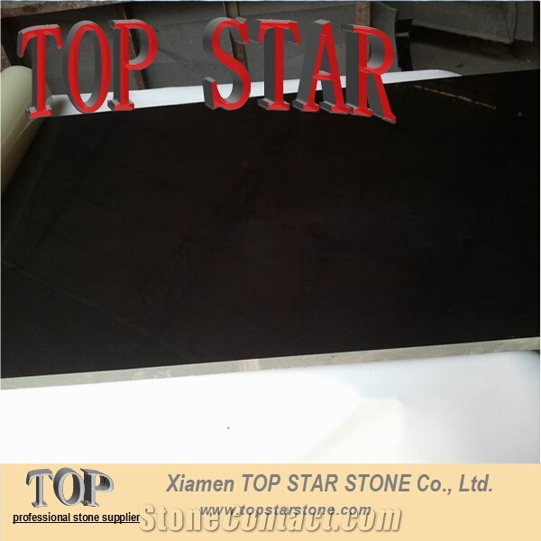 High Quality Polished China Absolute Black Granite Tile & Slab Cut to Size