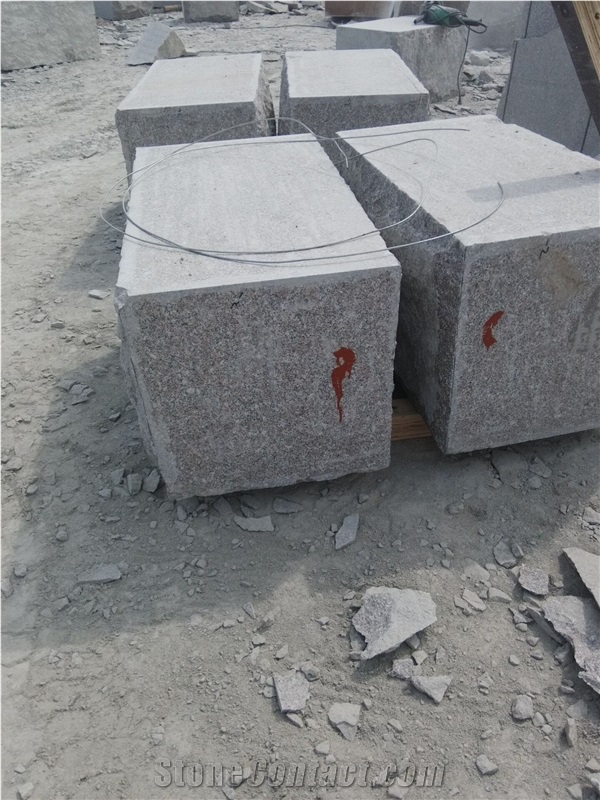 Pink Granite Wall Block,Retaining Wall,Garden Wall