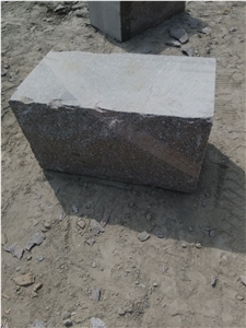 Pink Granite Wall Block,Retaining Wall,Garden Wall