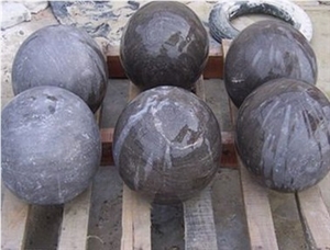 China Granite Ball Parking Barriers, Chinese Red Granite Parking Barriers, Car Parking Stones, Parking Barriers, Parking Curbs