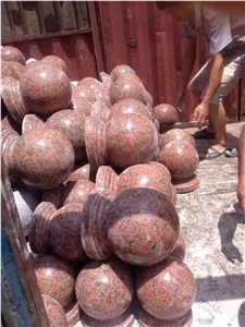 Garden Rock Stone, Granite Palisade, Garden Decoration,Landscaping Stones, Stone Ball,Garden Stone Ball,Stopping Stone, Landscape Ornament