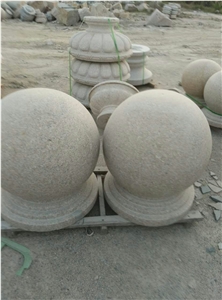 Granite Ball, Stone Ball, Multicolor Granite Ball Decoration, Landscape Ornament, Landscape Design, Garden Decoration, Garden Design, Granite Parking Stone Ball,Stopping Stone