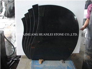 Granite China Shanxi Black Monument, Hebei Black Granite Cross Tombstone/Gravestone/Memorial,Cemetery Tombstone,Jesus