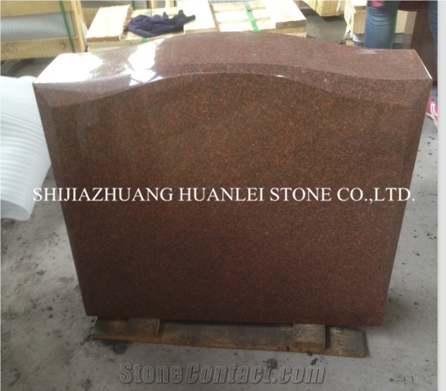 Red Granite Tombstone & Monuments, Red Gravestone in Hebei ,Westen Style Memorial,America Headstone, Best Price, Supreme Quality