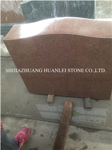 Red Granite Tombstone & Monuments, Red Gravestone in Hebei ,Westen Style Memorial,America Headstone, Best Price, Supreme Quality