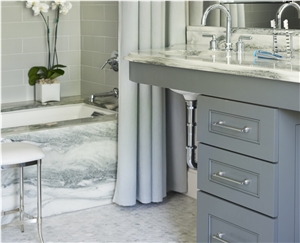 Bathroom Remodeled with Crystal Stratus Danby and Imperial Danby Bathroom Remodeled with Crystal Stratus Danby and Imperial Danby