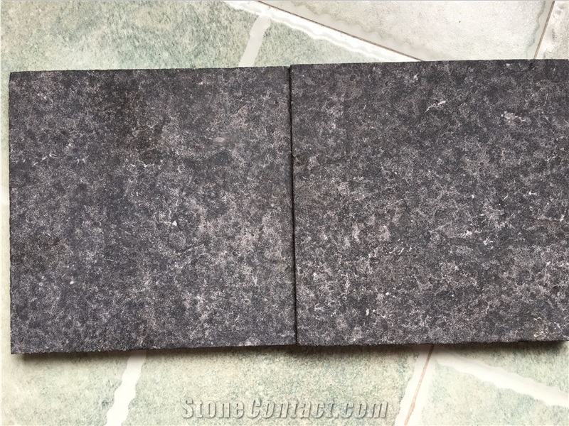 China Black Limestone, Henan Black Limestone Tile & Slab