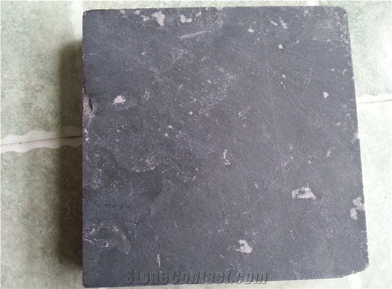 China Black Limestone, Henan Black Limestone Tile & Slab