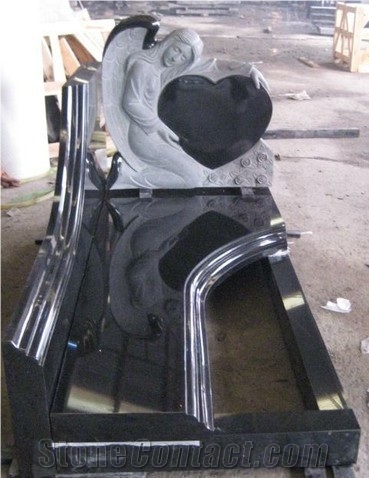 Shanxi Black Granite Tombstone & Monument & Headstone