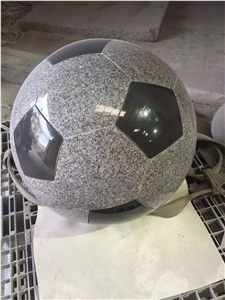 Granite Football, Garden Decor Football
