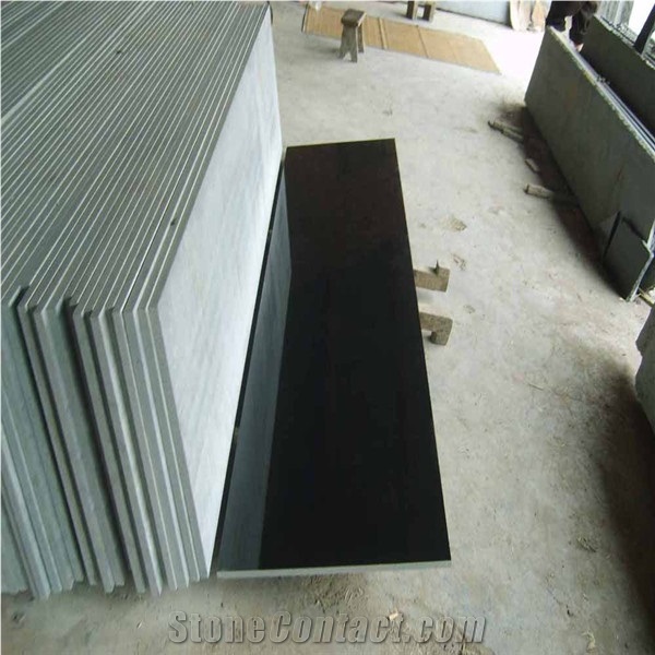 China Nero Assoluto Granite Slab Cut to Size Tile ,Shanxi Black Granite