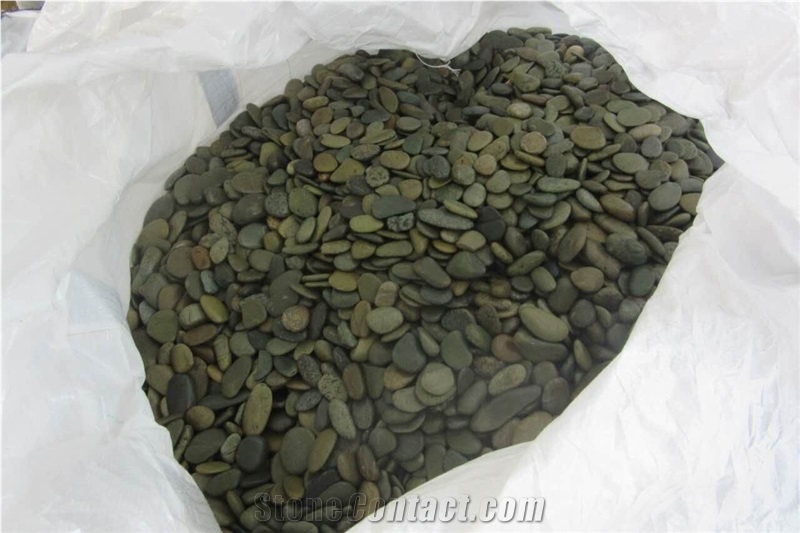 Green Polished Pebble Stone Best Qualitity