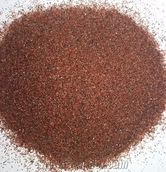 Red Garnet Sand 80mesh #100 for Medalion Water Jet Cutting