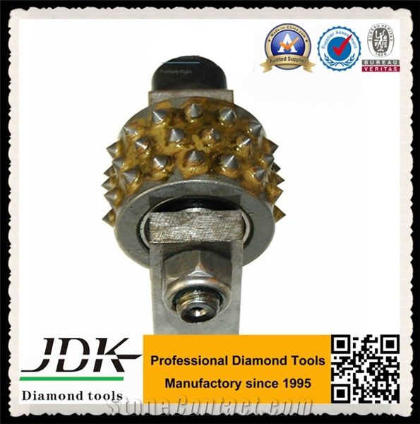 30 Tips Diamond Bush Hammer Roller for Stone Lichi Surface Finishing